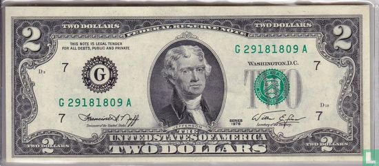 Verenigde Staten 2 dollars 1976 G - Afbeelding 1