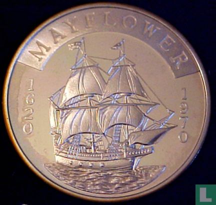 USA  Mayflower (350th Anniversary)  1620 - 1970 - Afbeelding 1