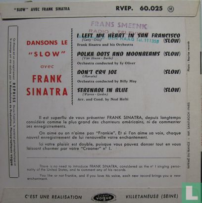Dansons le "slow" avec Frank Sinatra - Afbeelding 2