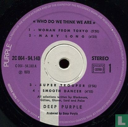 Who Do We Think We Are - Afbeelding 3