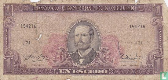 Chile 1 Escudo ND (1962) - Image 1
