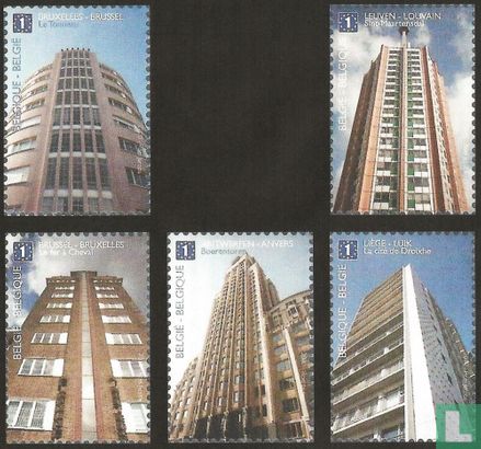 Hauts bâtiments en Belgique avant 1960