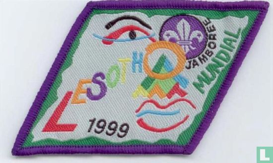 Lesotho contingent (fake) - 19th World Jamboree (purple border)