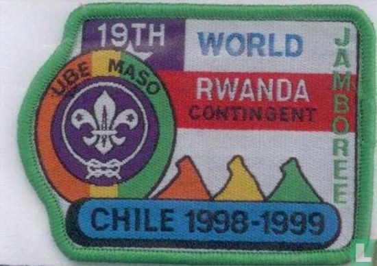 Rwanda contingent (fake) - 19th World Jamboree (green border)