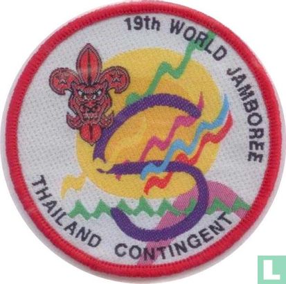 Thailand contingent - 19th World Jamboree (red border)