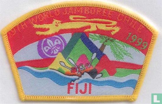 Fiji contingent (fake) - 19th World Jamboree (yellow border)