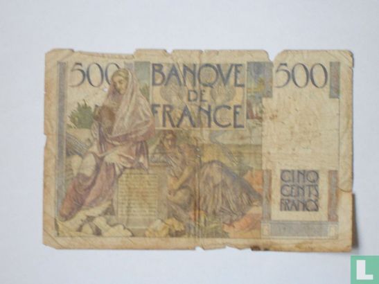 Frankrijk - 1945 500 Belgische Frank CHATEAU BRIAND - Afbeelding 2