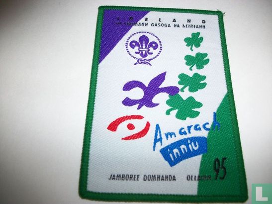 Irish contingent - participants (green) - 18th World Jamboree