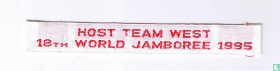 HOST TEAM WEST \\ 18th WORLD JAMBOREE 1995