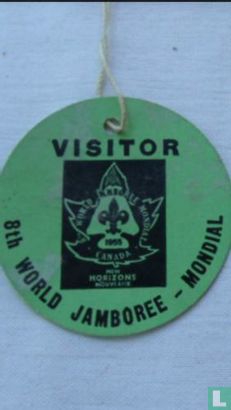 Visitor badge - 8th World Jamboree