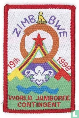 Zimbabwe contingent (fake) - 19th World Jamboree (red border)