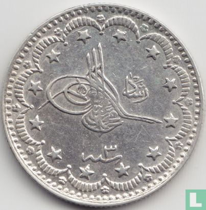 Ottomaanse Rijk 5 kurus AH1327-3 (1911 - type 1) - Afbeelding 2