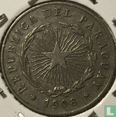 Paraguay 10 centavos 1908 - Image 1
