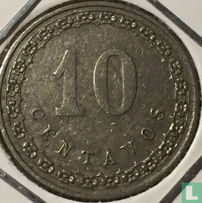 Paraguay 10 centavos 1908 - Image 2