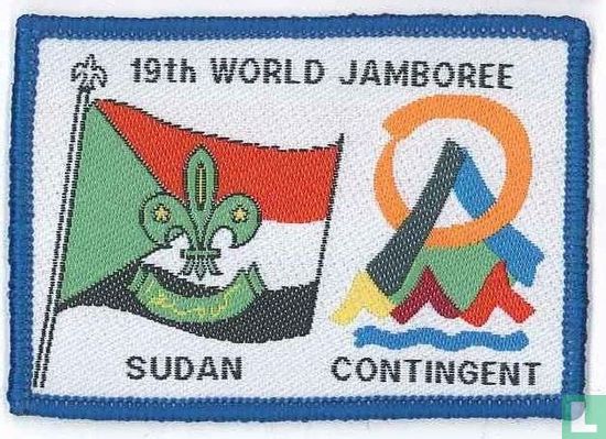 Sudan contingent (fake) - 19th World Jamboree (blue border)