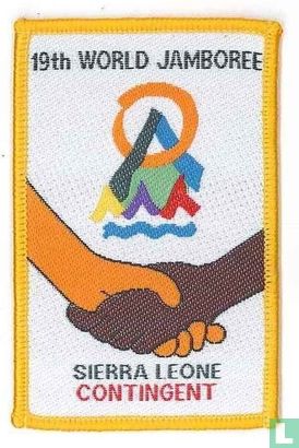Sierra Leone contingent (fake) - 19th World Jamboree (yellow border)
