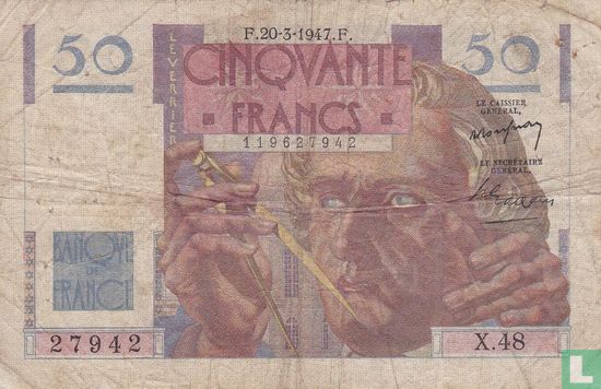 Frankrijk 50 Francs - Afbeelding 1