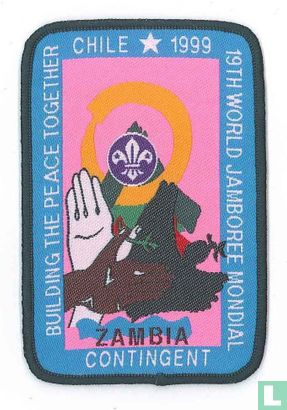 Zambia contingent (fake) - 19th World Jamboree (pink badge)