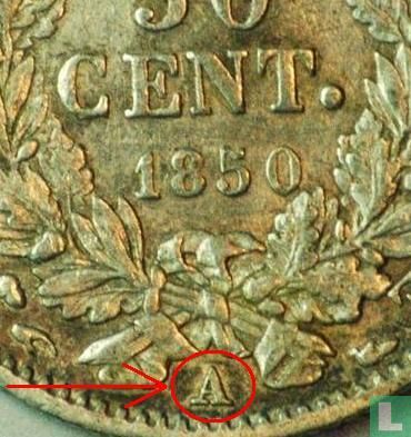 France 50 centimes 1850 (A) - Image 3