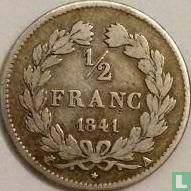 Frankrijk ½ franc 1841 (A) - Afbeelding 1