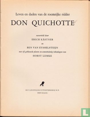 Leven en daden van de beroemde ridder Don Quichotte - Image 3