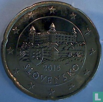 Slowakije 20 cent 2015 - Afbeelding 1