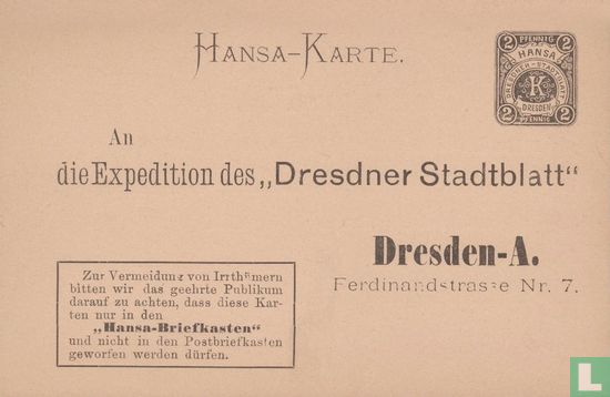 Dresdner Stadt Blatt "K"  - Bild 1