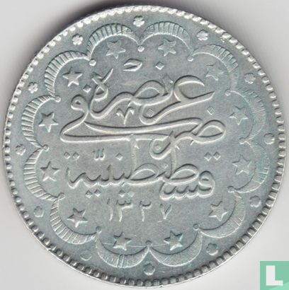 Ottomaanse rijk 10 kurus AH1327-9 (1916) - Afbeelding 1
