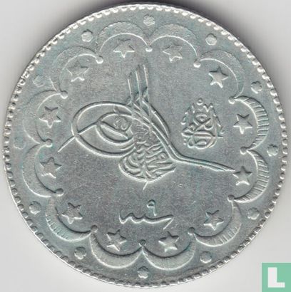 Ottomaanse rijk 10 kurus AH1327-9 (1916) - Afbeelding 2