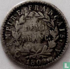 Frankrijk ½ franc 1809 (A) - Afbeelding 1