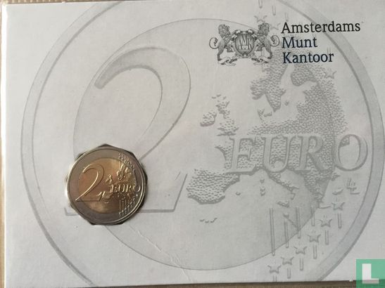 Nederland 2 euro 2012 (coincard - Amsterdams Muntkantoor) "10 years of euro cash" - Afbeelding 2