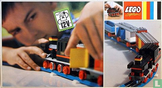 Lego 720-2 Train with 12V Electric Motor - Image 1