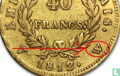 France 40 francs 1812 (W) - Image 3