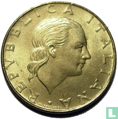 Italien 200 Lire 1987 - Bild 2
