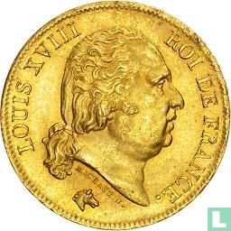 Frankrijk 40 francs 1818 (W) - Afbeelding 2
