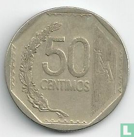 Pérou 50 céntimos 2011 - Image 2