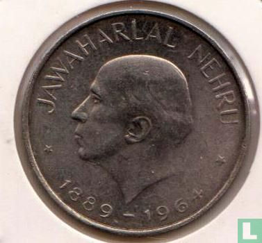 Inde 1 roupie 1964 (Calcutta) "Death of Jawaharlal Nehru" - Image 1