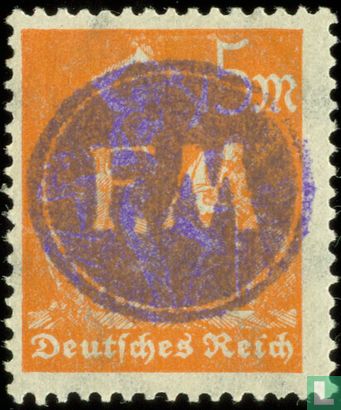 Workers, with overprint FM