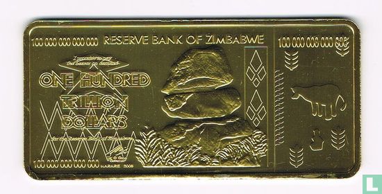 Zimbabwe 100 trillion Dollars 2008 - Bild 1