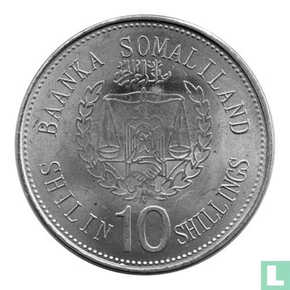 Somaliland 10 shillings 2012 "Tiger" - Afbeelding 2