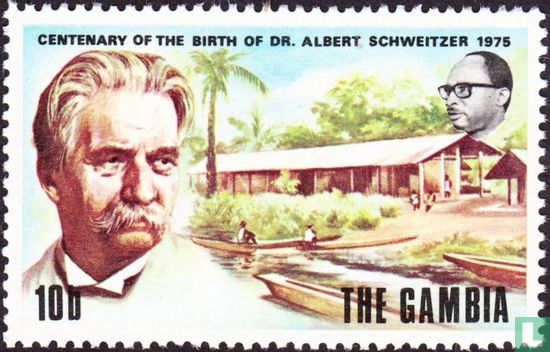 100th birthday Dr. Albert Schweitzer 