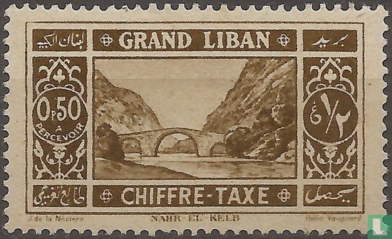 Les timbres-poste avec inscription Chiffre Taxe