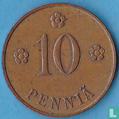 Finnland 10 Pennia 1935 - Bild 2