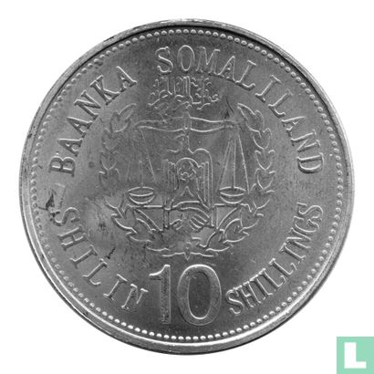 Somaliland 10 shillings 2012 "Snake" - Afbeelding 2