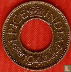 British India 1 pice 1944 (Bombay - diamond) - Image 1