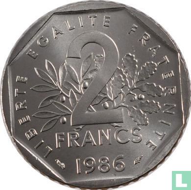 Frankrijk 2 francs 1986 - Afbeelding 1