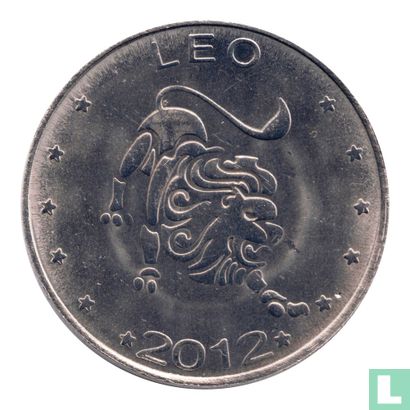 Somaliland 10 shillings 2012 (stainless steel clad iron) "Leo" - Image 1