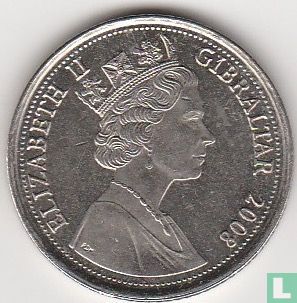 Gibraltar 10 pence 2008 "The Great Siege 1779-1783" - Afbeelding 1