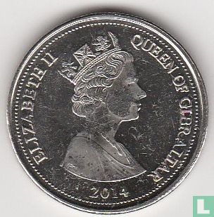 Gibraltar 10 pence 2014 - Image 1