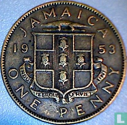 Jamaica 1 penny 1953 - Image 1